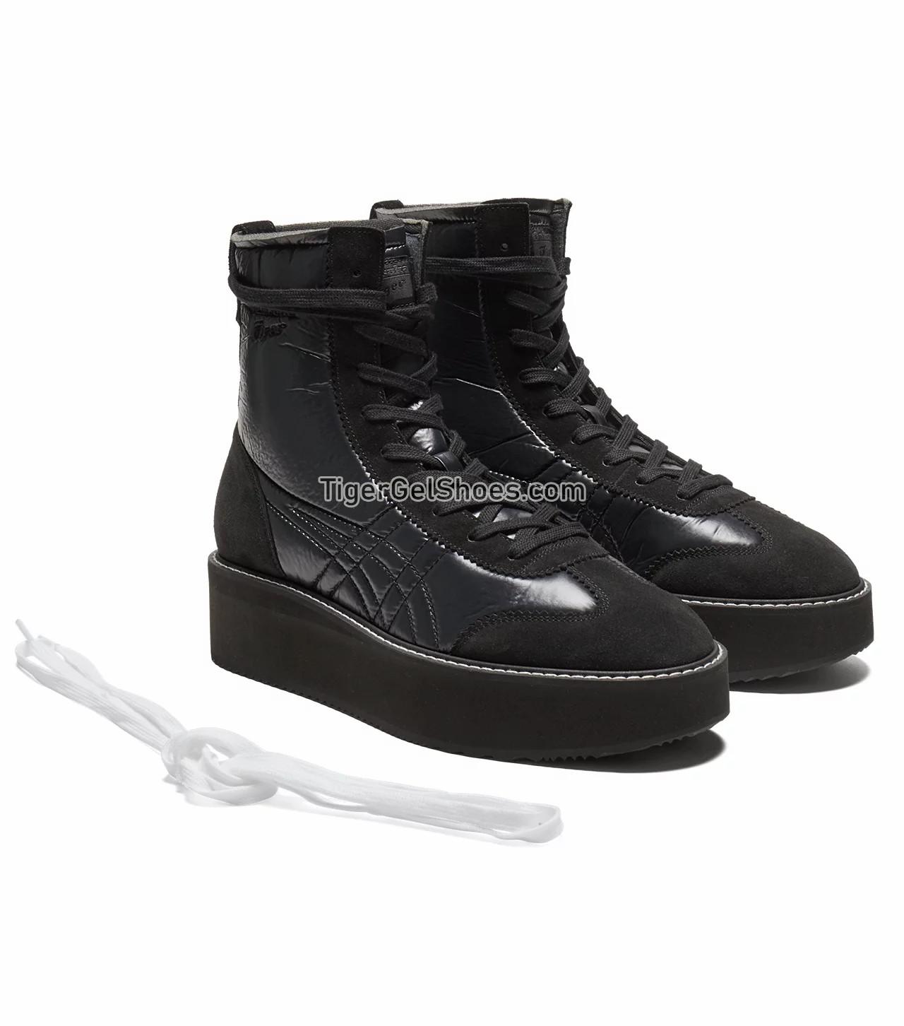 Onitsuka Tiger Delegation Chunk Boot Black/Black 1183C117-001 Mens Womens Shoes