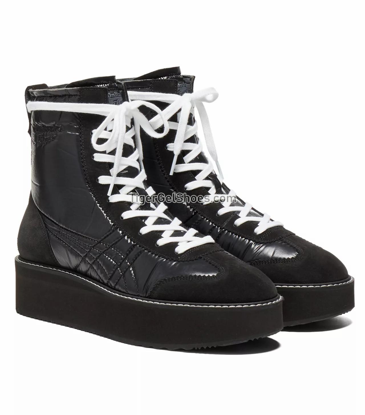 Onitsuka Tiger Delegation Chunk Boot Black/Black 1183C117-001 Mens Womens Shoes