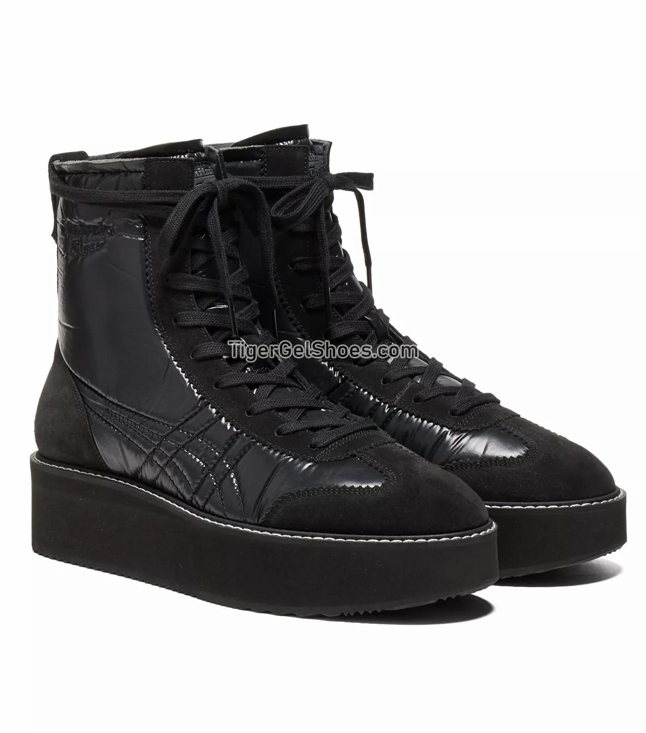 Onitsuka Tiger Delegation Chunk Boot Black/Black 1183C117-001 Mens Womens Shoes