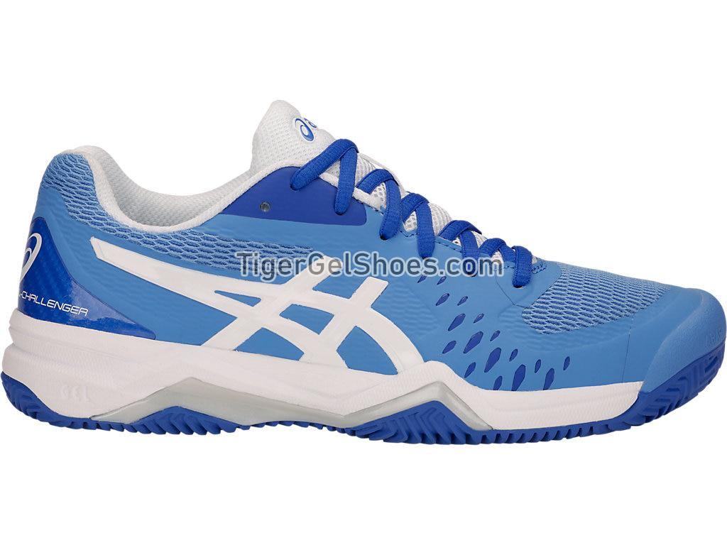 Asics GEL-Challenger 12 Clay Blue Coast/White 1042A039-404 Womens Tennis Shoes