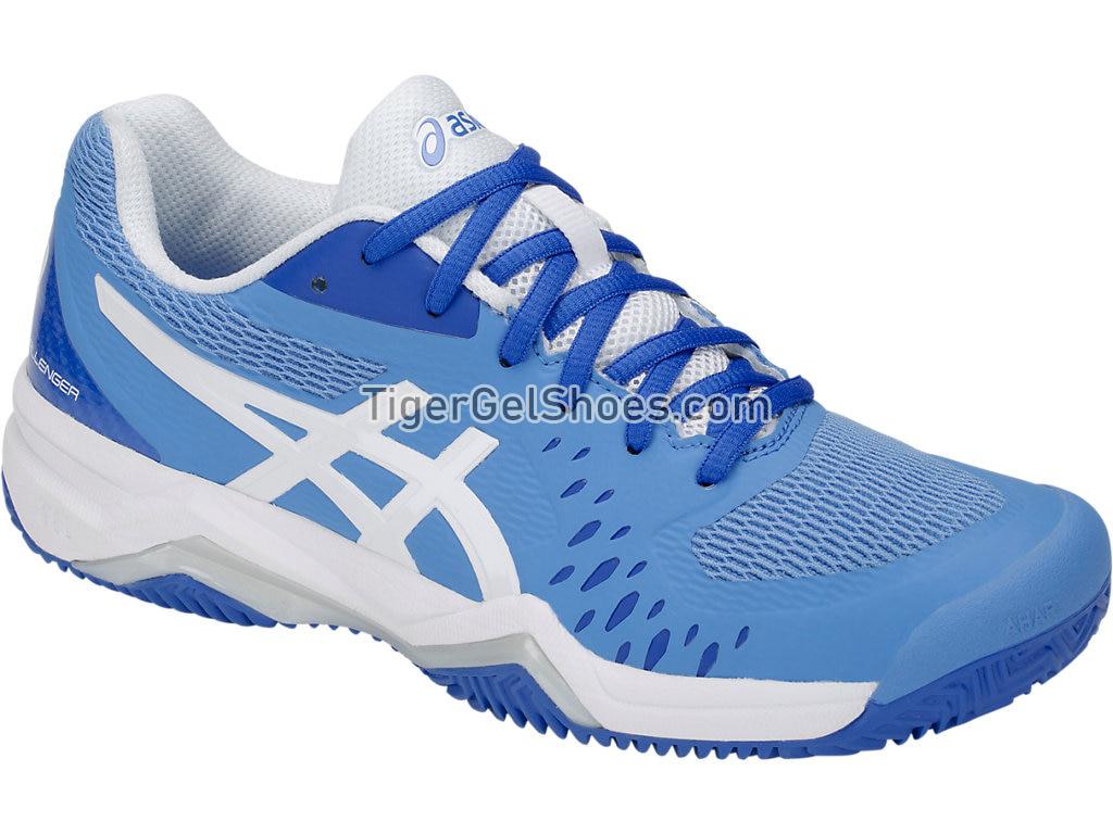 Asics GEL-Challenger 12 Clay Blue Coast/White 1042A039-404 Womens Tennis Shoes