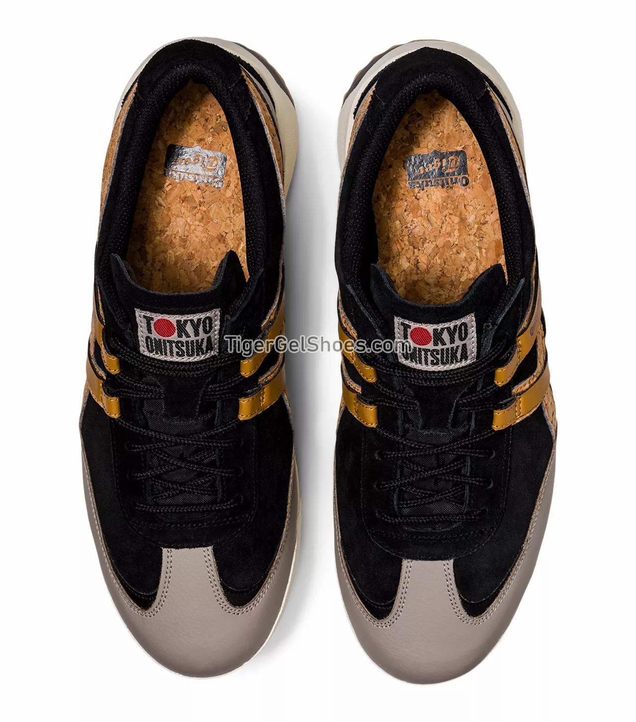 Onitsuka Tiger Delegation Ex Black/Tan Presidio 1183A829-001 Mens Womens Shoes