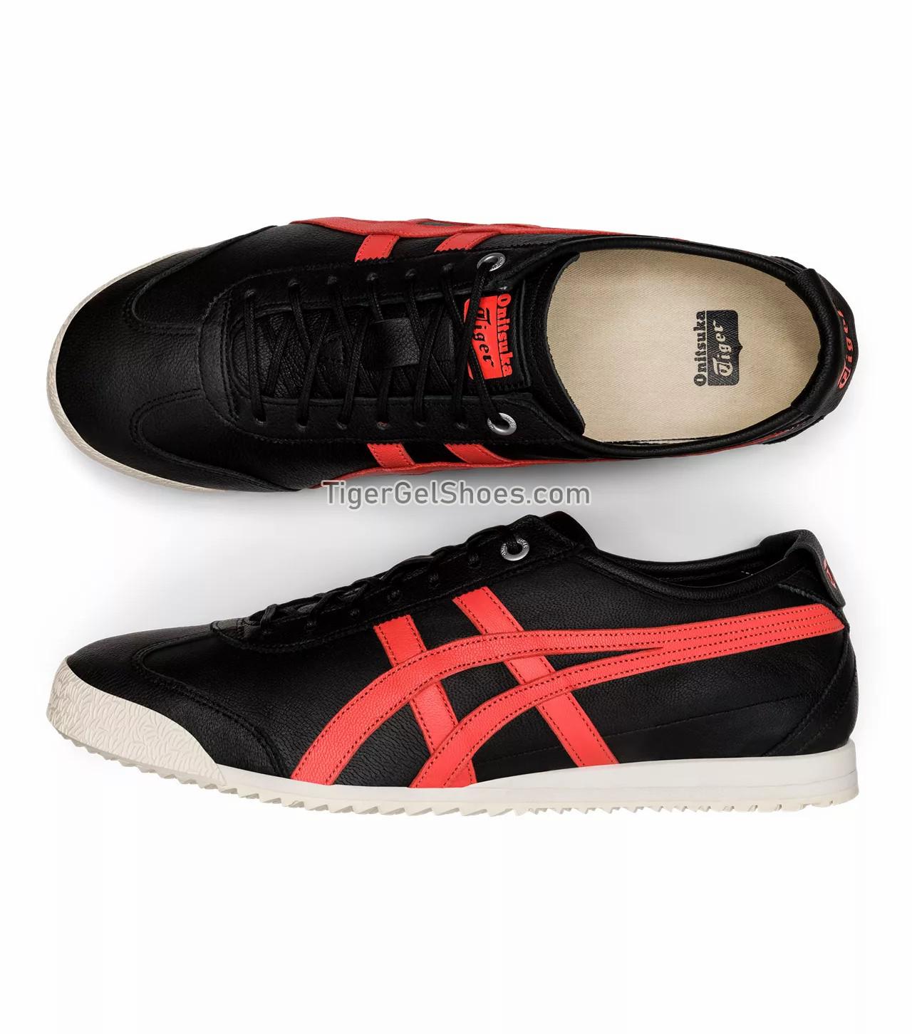 Onitsuka Tiger Mexico 66 Sd Black/Red Snapper 1183A872-001 Mens Womens Shoes