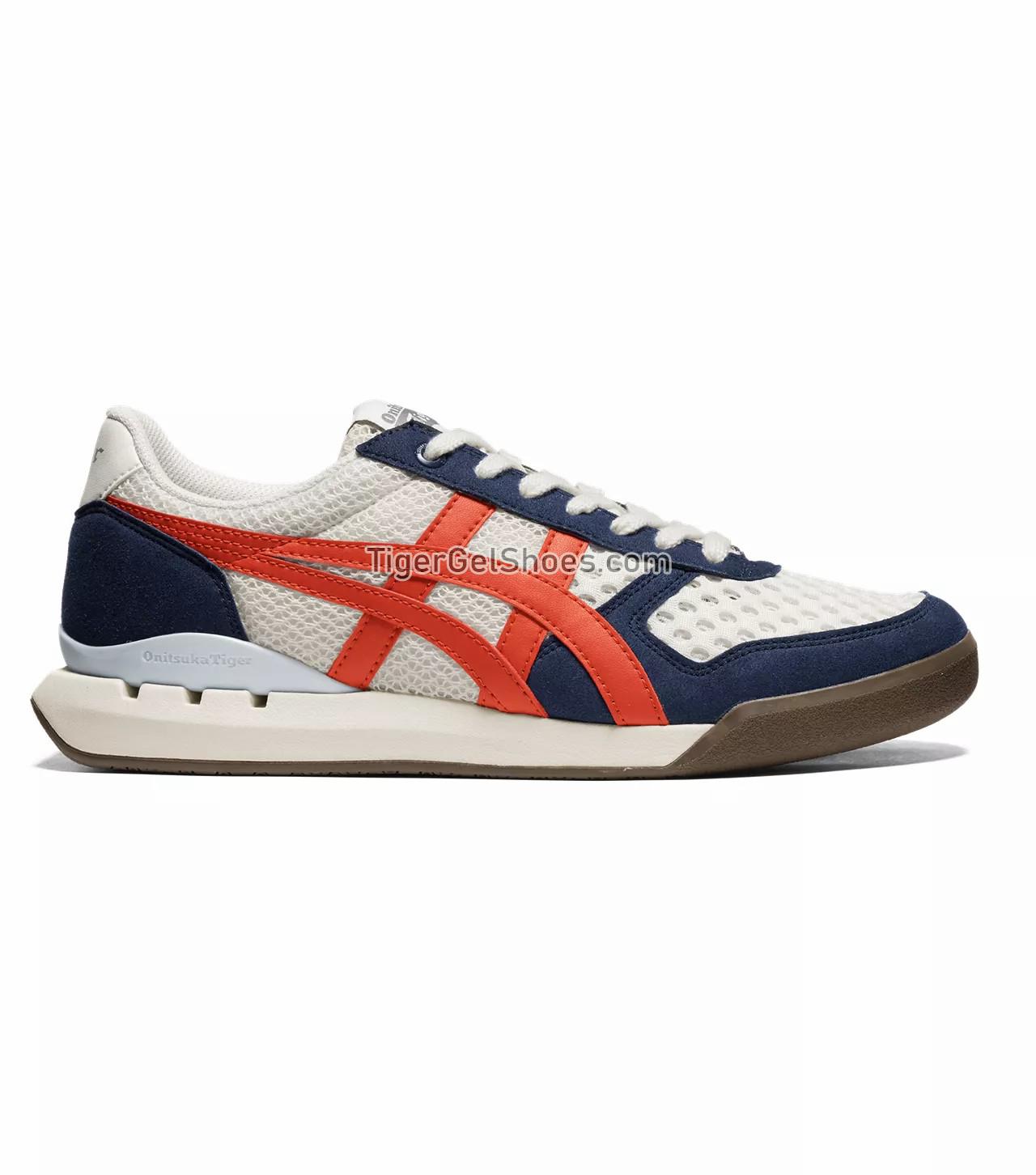 Onitsuka Tiger Ultimate 81 Ex Cream/Vermilion Tomato 1183B720-100 Mens Womens Shoes