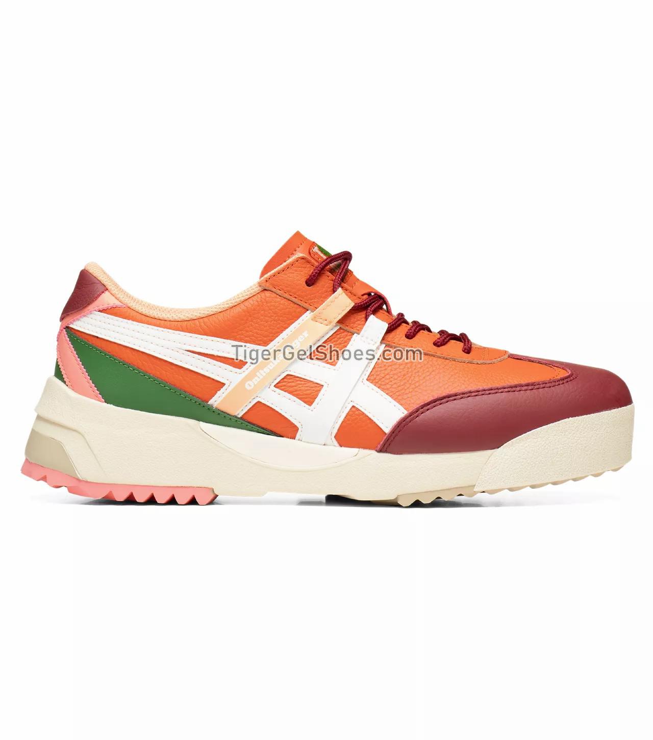 Onitsuka Tiger Delegation Ex Vermilion Tomato/White 1183A559-800 Mens Womens Shoes