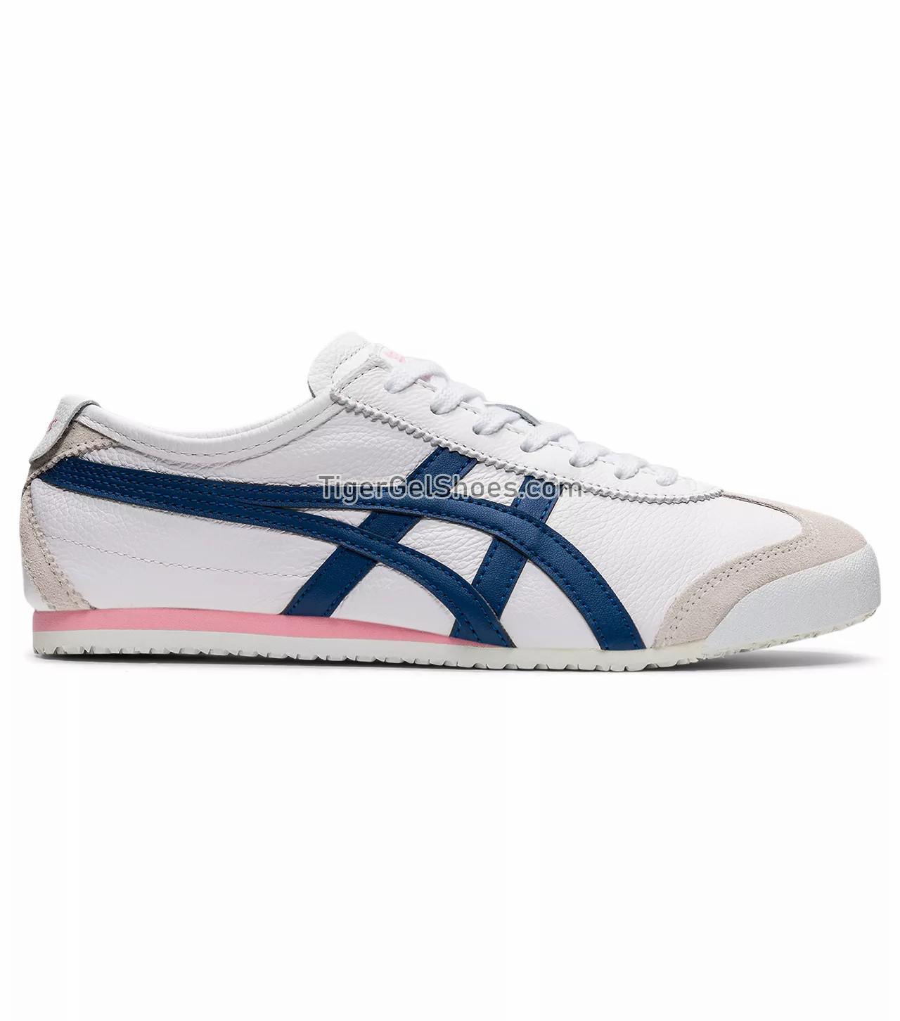 Onitsuka Tiger Mexico 66 White/Independence Blue 1182A078-104 Womens Shoes