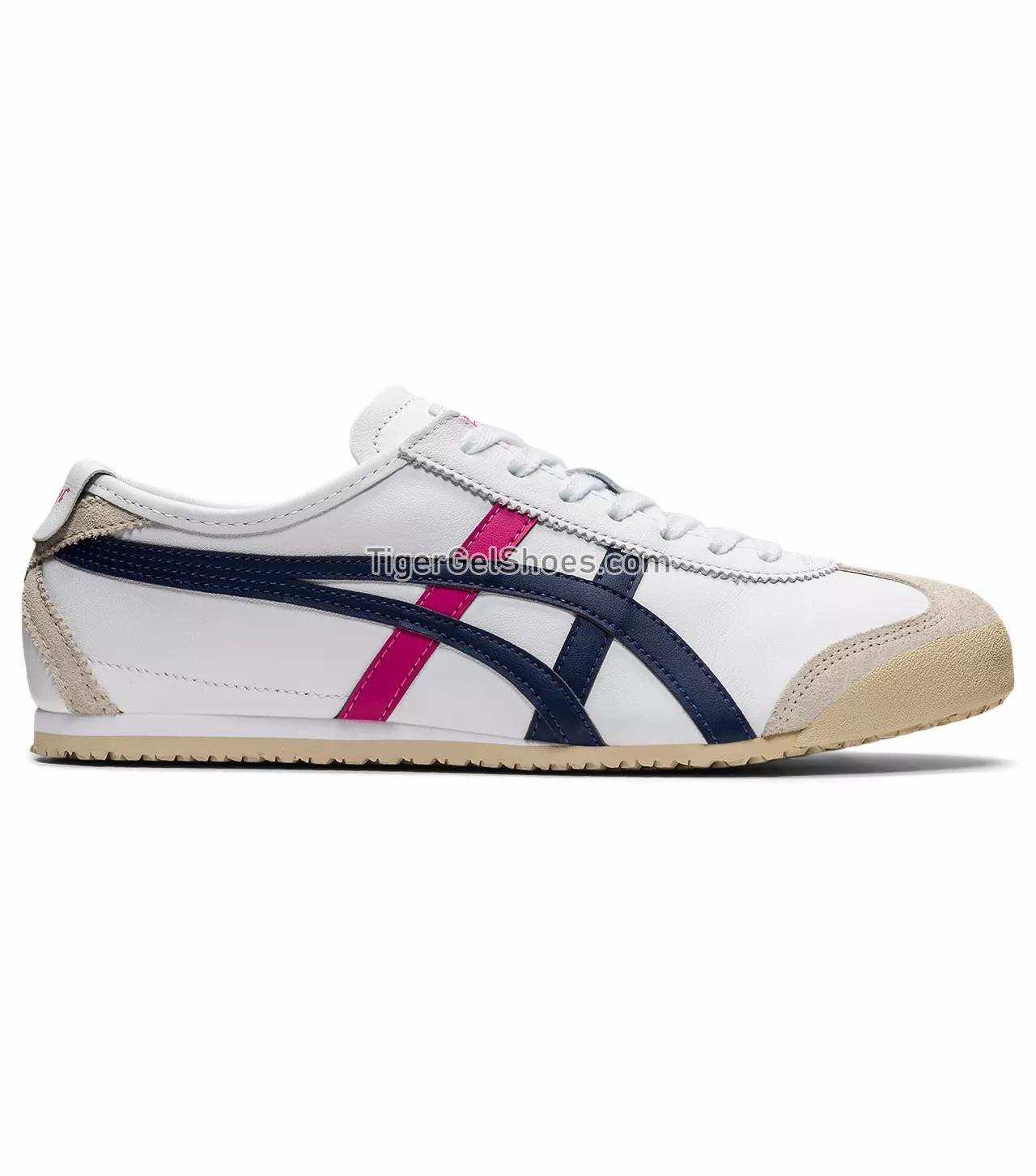 Onitsuka Tiger Mexico 66 White/Navy/Pink THL7C2-0154 Mens Womens Shoes