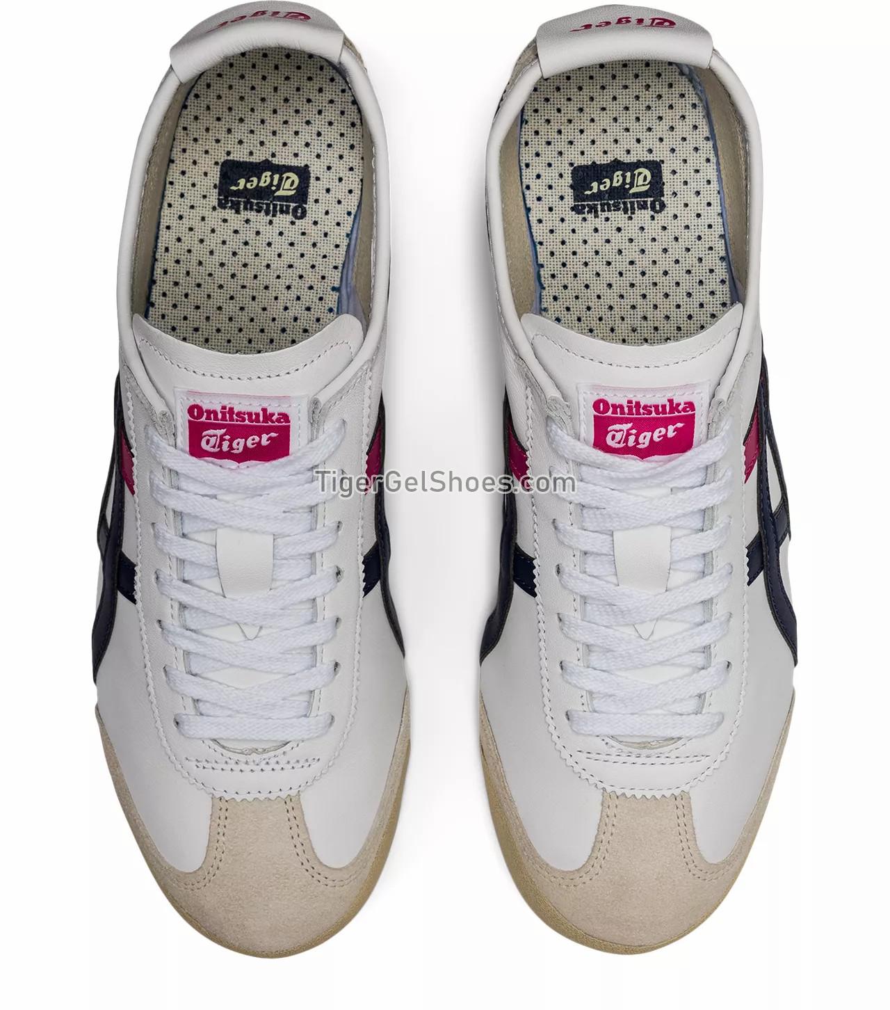 Onitsuka Tiger Mexico 66 White/Navy/Pink THL7C2-0154 Mens Womens Shoes