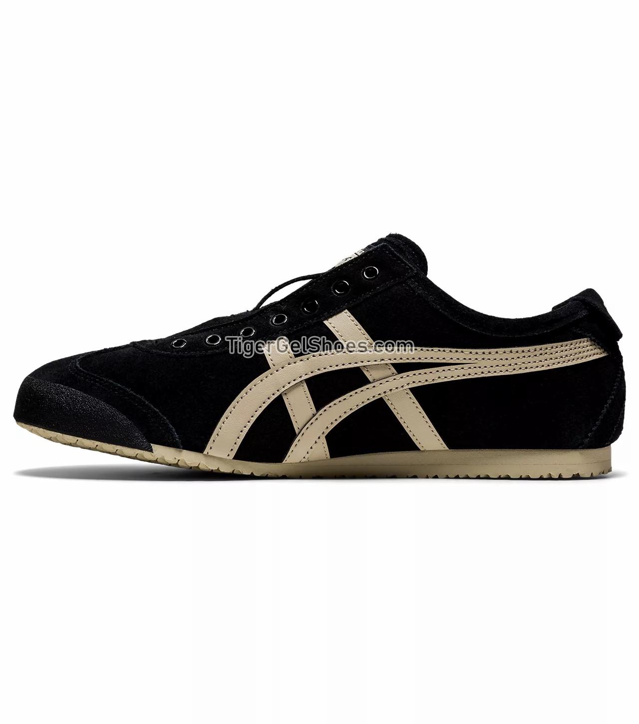 Onitsuka Tiger Mexico 66 Slip-on Black/Putty 1183B782-001 Mens Womens Shoes
