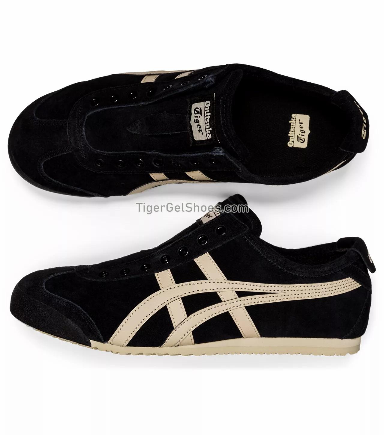 Onitsuka Tiger Mexico 66 Slip-on Black/Putty 1183B782-001 Mens Womens Shoes