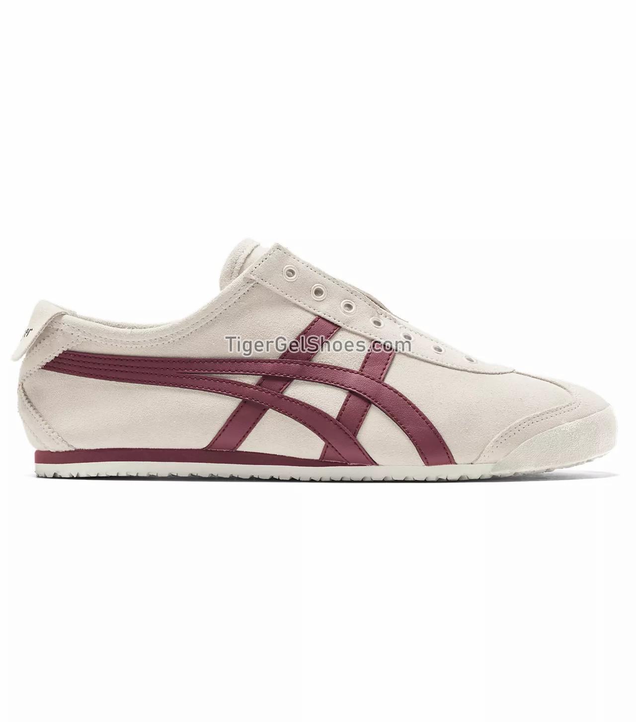 Onitsuka Tiger Mexico 66 Slip-on Birch/Dark Cherry 1183B782-201 Mens Womens Shoes
