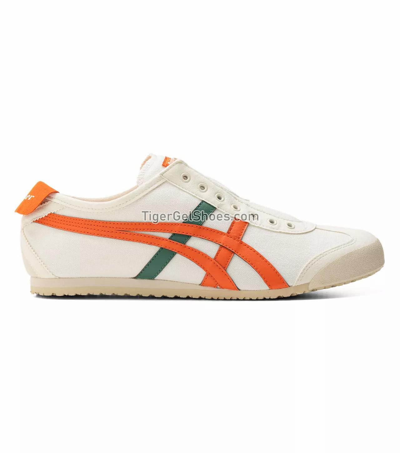 Onitsuka Tiger Mexico 66 Slip-on Cream/Vermilion Tomato 1183A360-115 Mens Womens Shoes