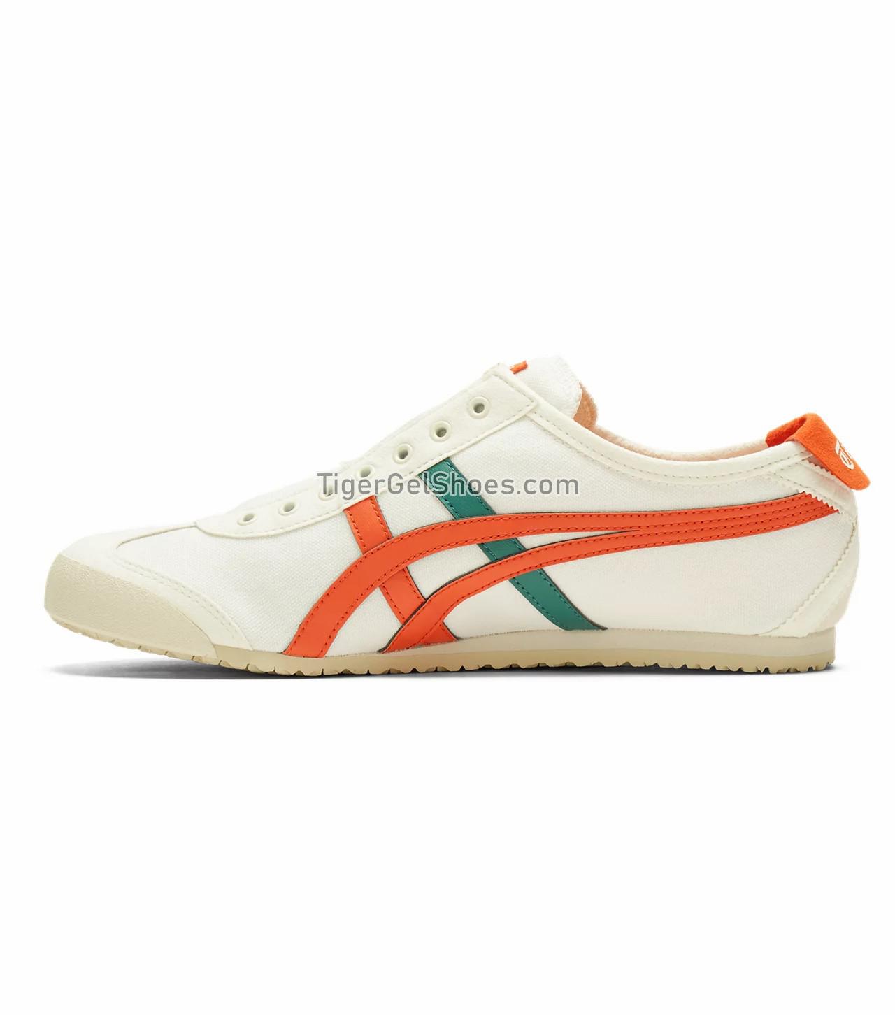Onitsuka Tiger Mexico 66 Slip-on Cream/Vermilion Tomato 1183A360-115 Mens Womens Shoes