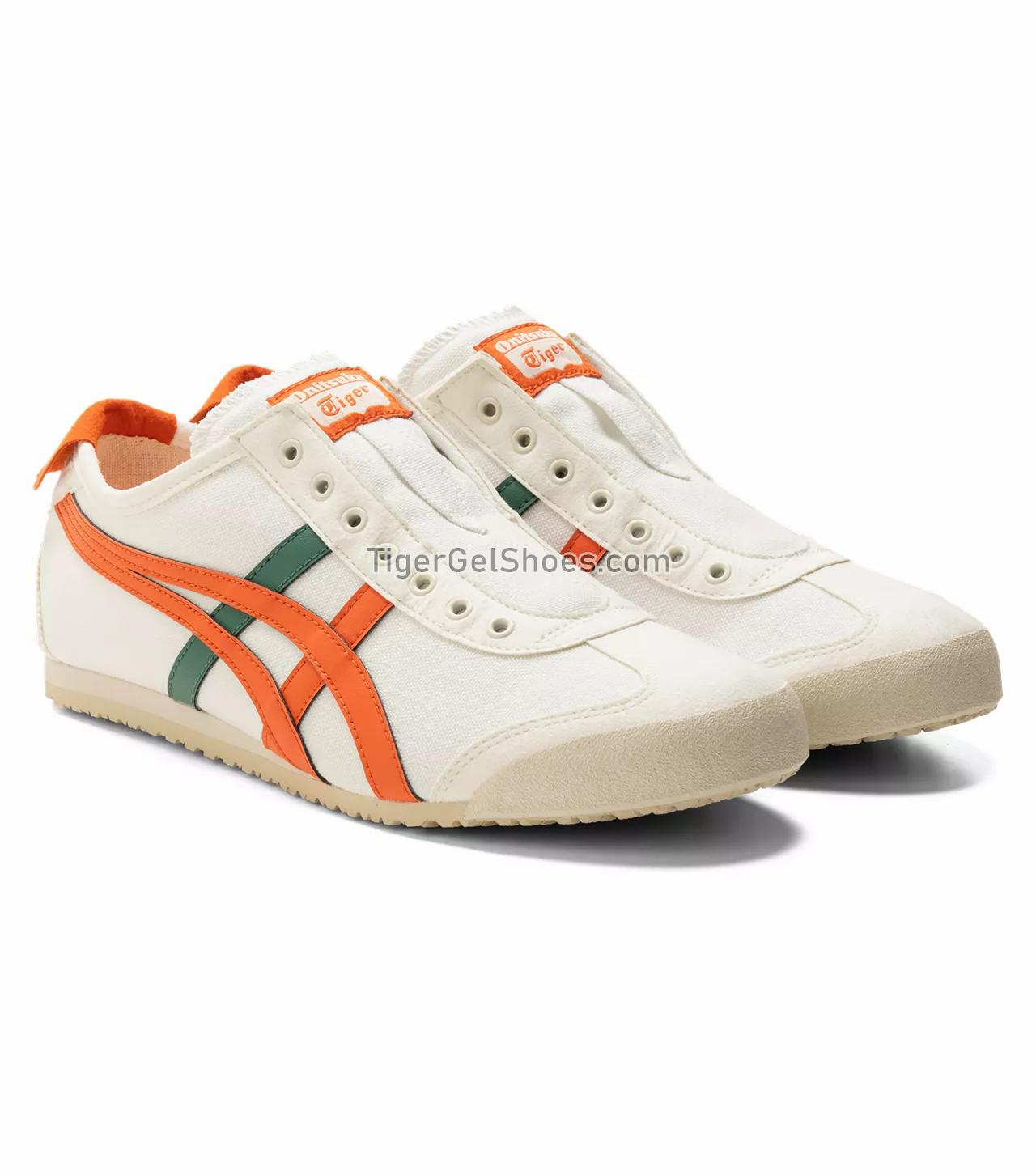 Onitsuka Tiger Mexico 66 Slip-on Cream/Vermilion Tomato 1183A360-115 Mens Womens Shoes