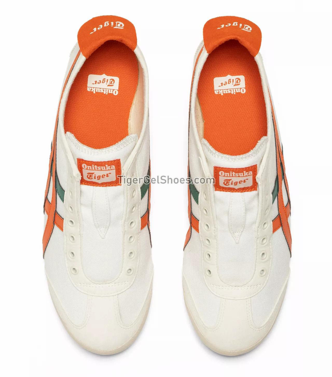 Onitsuka Tiger Mexico 66 Slip-on Cream/Vermilion Tomato 1183A360-115 Mens Womens Shoes