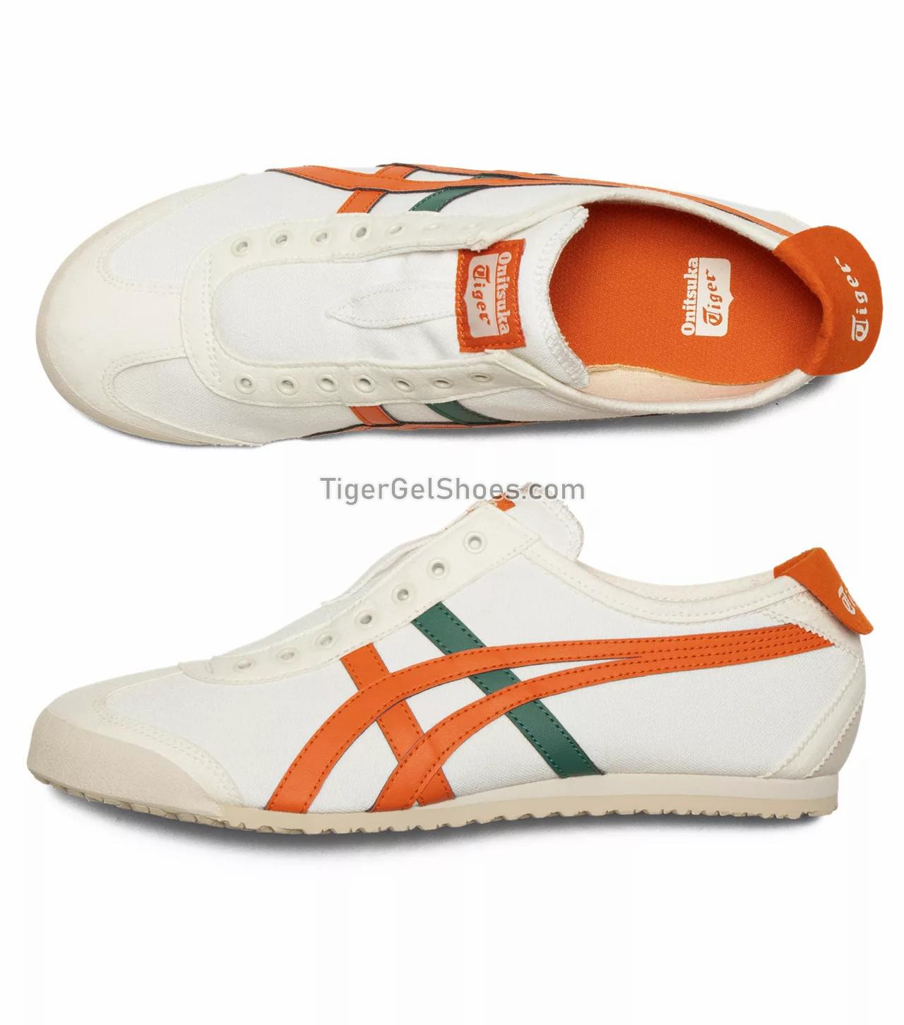 Onitsuka Tiger Mexico 66 Slip-on Cream/Vermilion Tomato 1183A360-115 Mens Womens Shoes