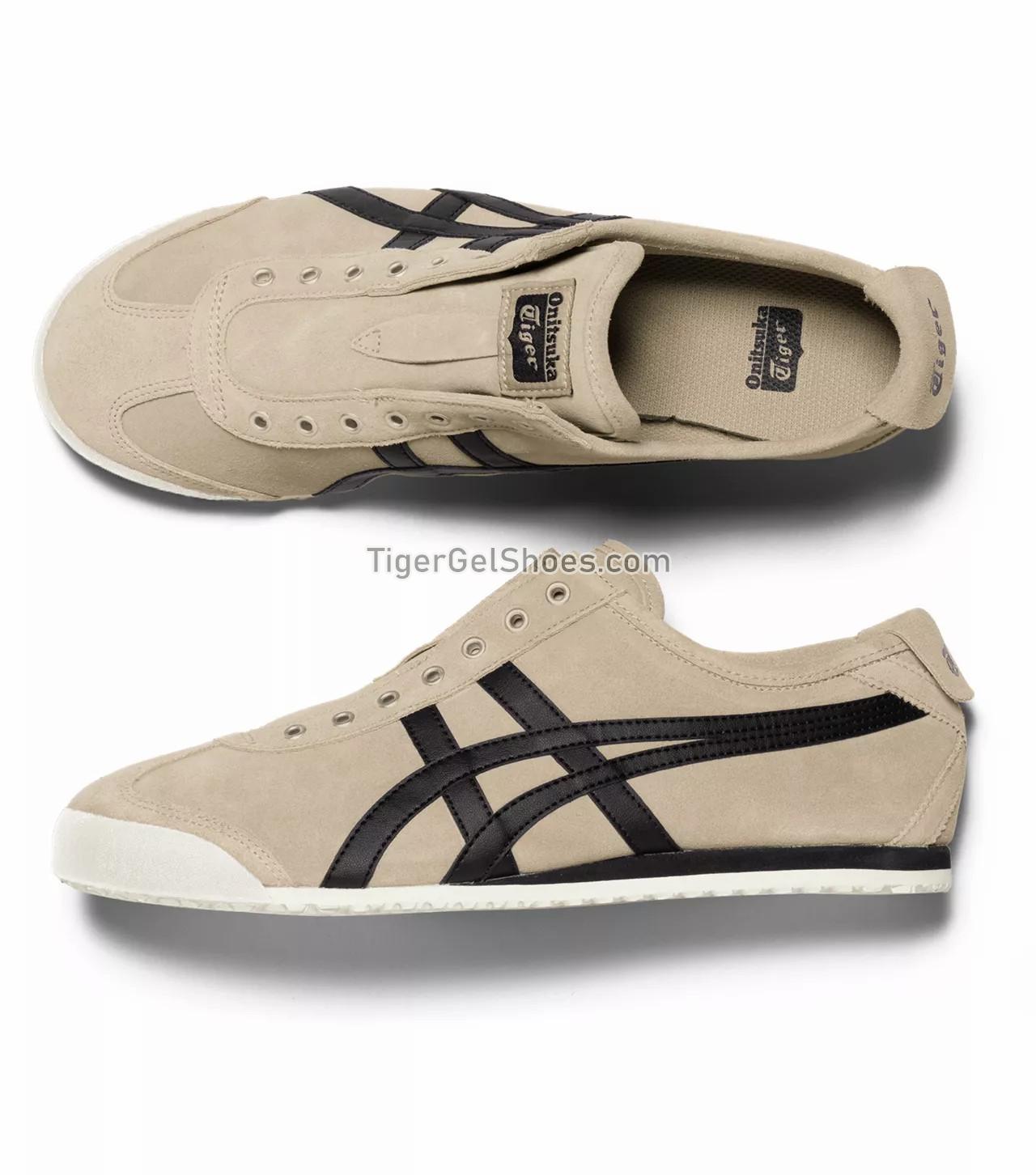 Onitsuka Tiger Mexico 66 Slip-on Wood Crepe/Black 1183B782-202 Mens Womens Shoes