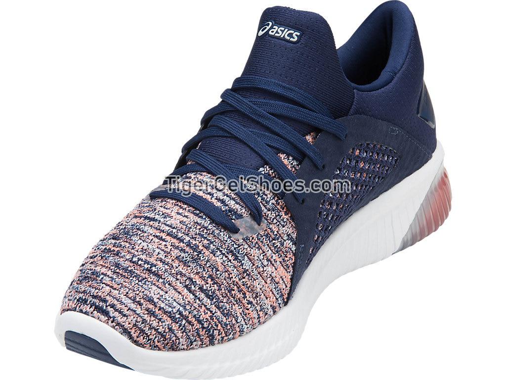 Asics GEL-Kenun Knit Begonia Pink/Indigo Blue/White T882N-0649 Womens Running Shoes