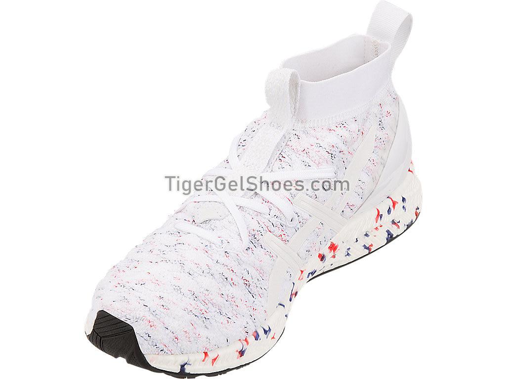 Asics HyperGEL-Kan White/Fiery Red 1022A032-100 Womens Running Shoes