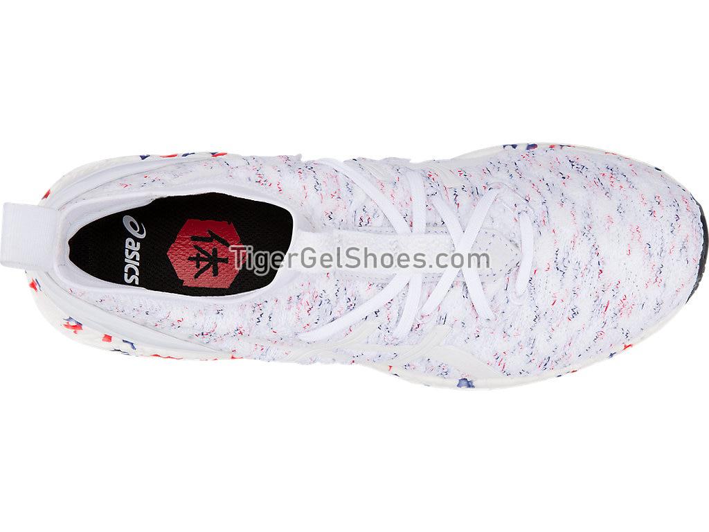 Asics HyperGEL-Kan White/Fiery Red 1022A032-100 Womens Running Shoes