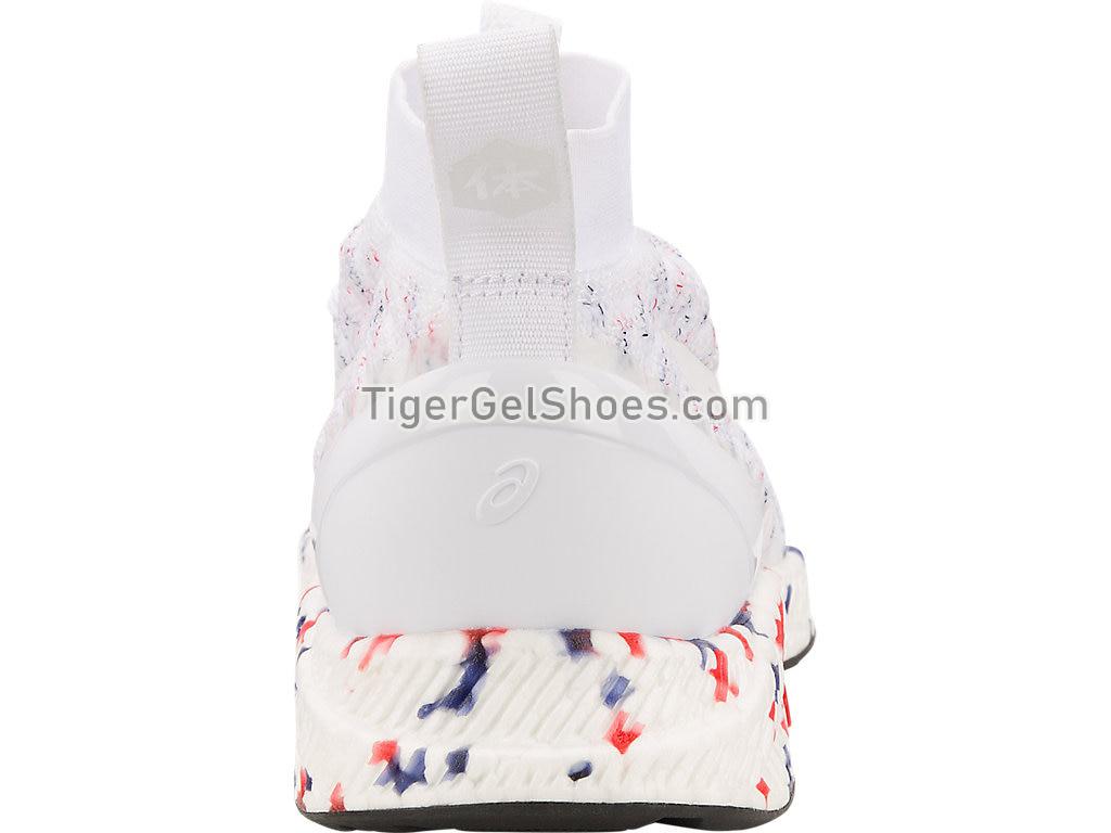 Asics HyperGEL-Kan White/Fiery Red 1022A032-100 Womens Running Shoes