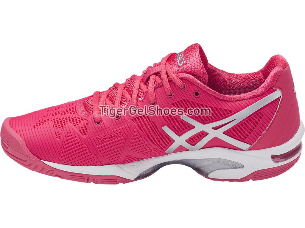Asics GEL-Solution Speed 3 Rouge Red/Silver/White E650N-1993 Womens Tennis Shoes