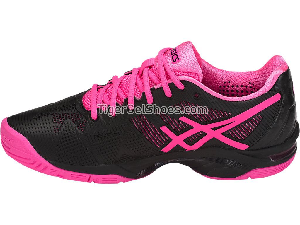 Asics GEL-Solution Speed 3 Black/Hot Pink/Silver E650N-9020 Womens Tennis Shoes
