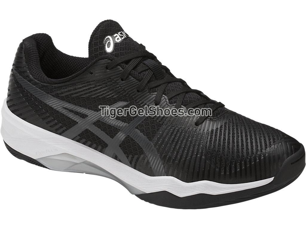 Asics Volley Elite FF Black/Dark Grey/White B751N-9095 Womens Volleyball Shoes