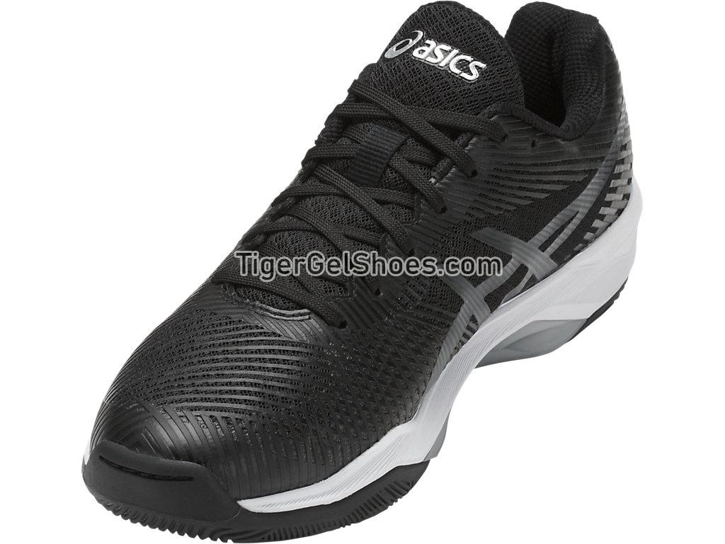 Asics Volley Elite FF Black/Dark Grey/White B751N-9095 Womens Volleyball Shoes