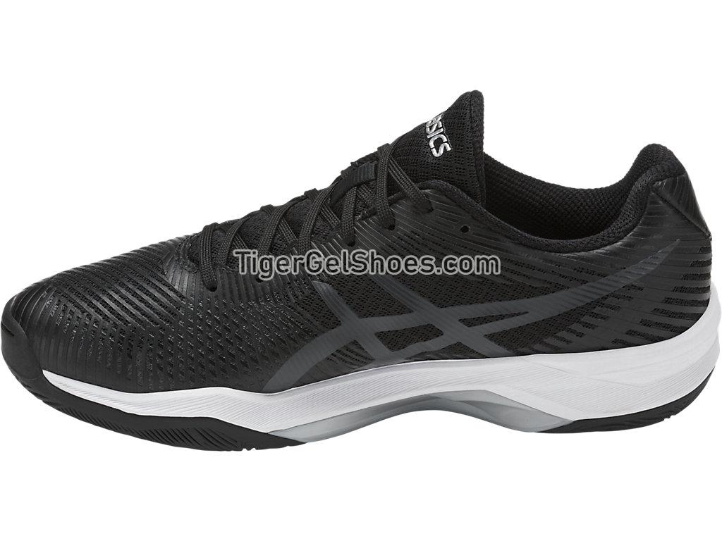 Asics Volley Elite FF Black/Dark Grey/White B751N-9095 Womens Volleyball Shoes