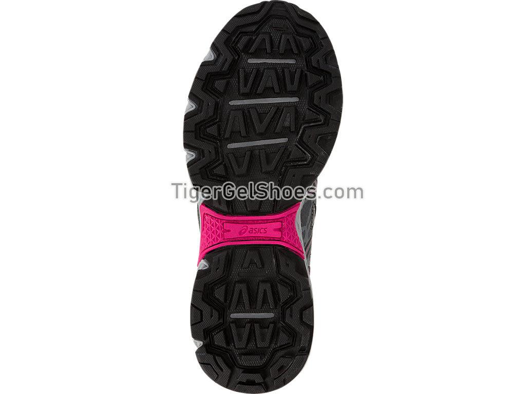 Asics GEL-Venture 6 (D) Carbon/Black/Pink Peacock T7G7N-9790 Womens Trail Running Shoes