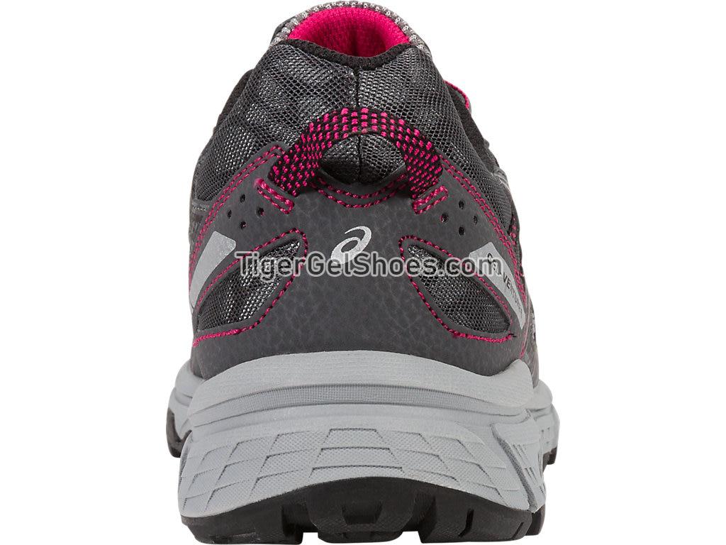 Asics GEL-Venture 6 (D) Carbon/Black/Pink Peacock T7G7N-9790 Womens Trail Running Shoes