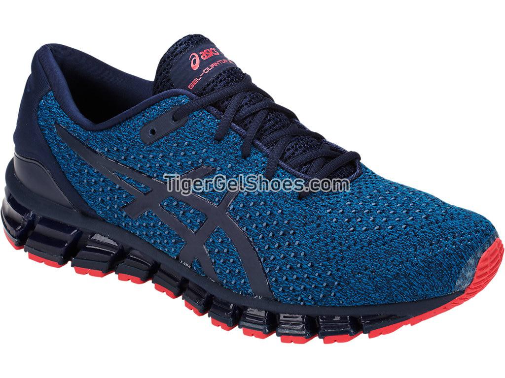 Asics GEL-Quantum 360 Knit Race Blue/Peacoat T840N-400 Mens Running Shoes