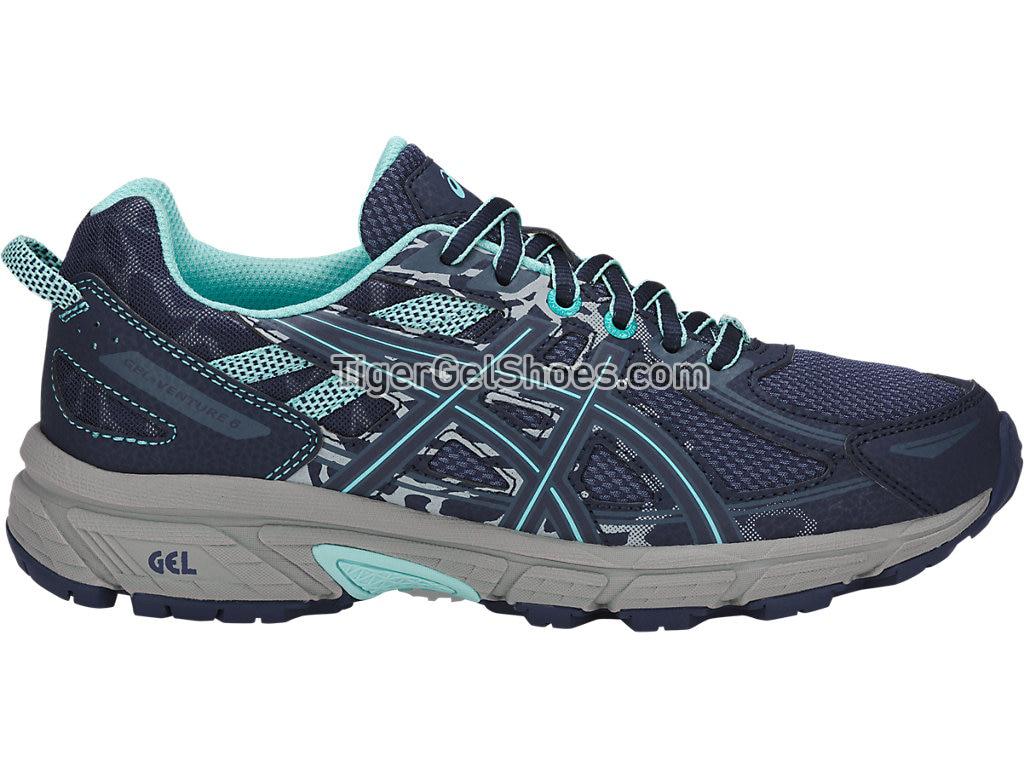 Asics GEL-Venture 6 Indigo Blue/Aruba Blue/Mid Grey T7G6N-4988 Womens Trail Running Shoes