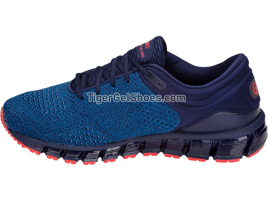 Asics GEL-Quantum 360 Knit Race Blue/Peacoat T840N-400 Mens Running Shoes