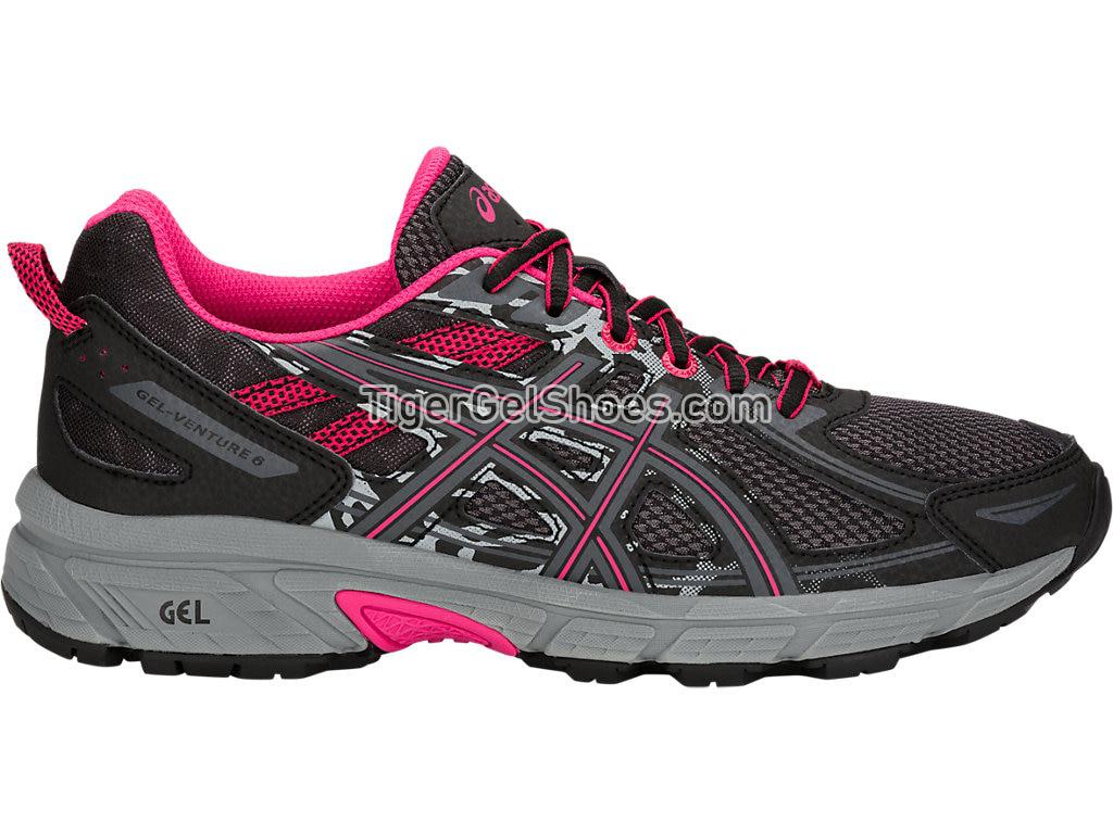 Asics GEL-Venture 6 Black/Pixel Pink T7G6N-001 Womens Trail Running Shoes