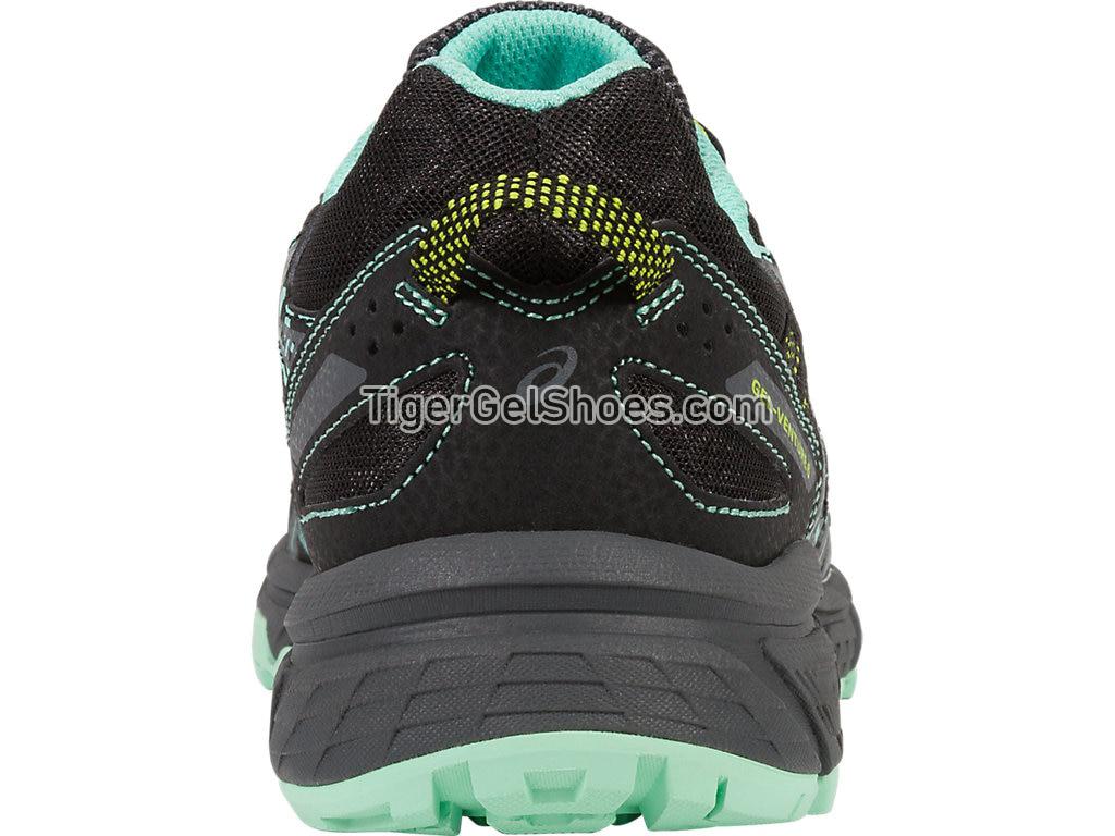 Asics GEL-Venture 6 Black/Carbon/Green T7G6N-9097 Womens Trail Running Shoes