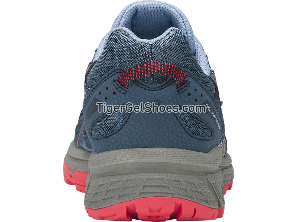 Asics GEL-Venture 6 MX Steel Blue/Pink Cameo 1012A504-400 Womens Trail Running Shoes