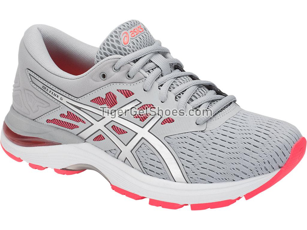 Asics GEL-Flux 5 Mid Grey/Silver T861N-020 Womens Running Shoes