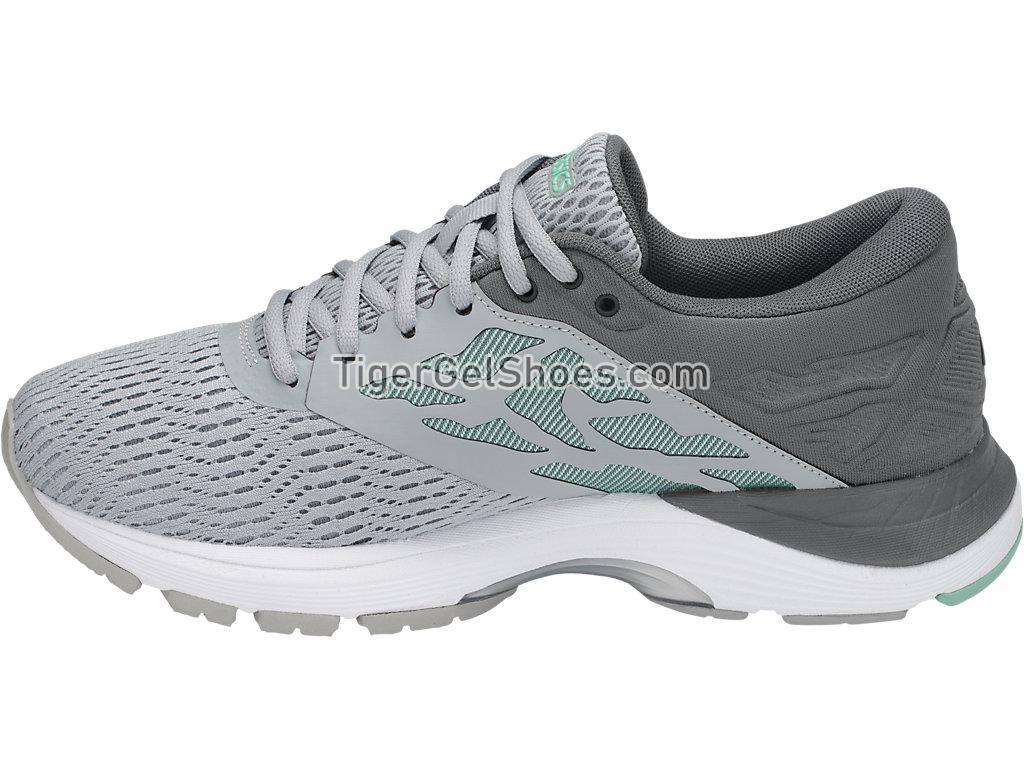 Asics GEL-Flux 5 Mid Grey/White/Opal Green T861N-9601 Womens Running Shoes