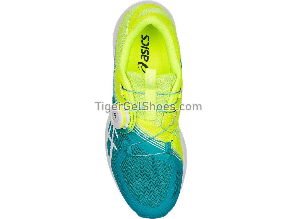 Asics GEL-451 Flash Yellow/Lagoon T874N-750 Womens Running Shoes