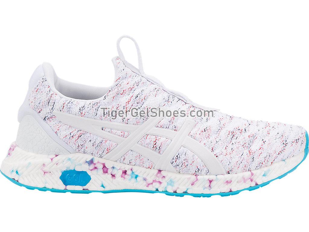 Asics HyperGEL-KENZEN White/Aquarium/Orchid T8F5N-0139 Womens Running Shoes