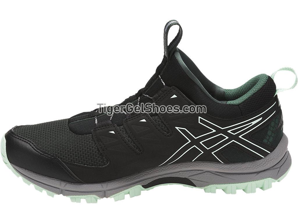 Asics GEL-Fujirado Hampton Green/Black/Aluminum T7F7N-8590 Womens Trail Running Shoes