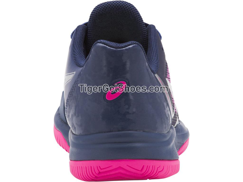 Asics GEL-Court Speed Blue Print/Pink Glow E850N-400 Womens Tennis Shoes
