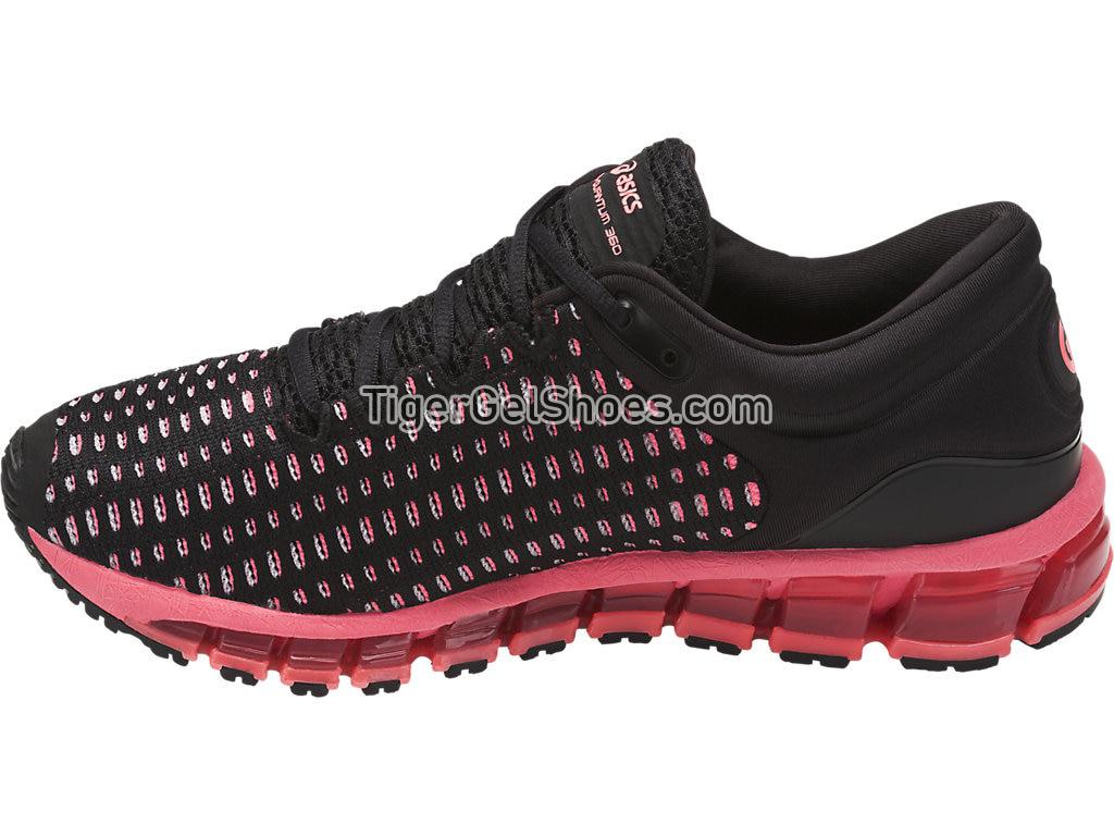Asics GEL-Quantum 360 Shift Black/Flash Coral/Black T7E7N-9006 Womens Running Shoes