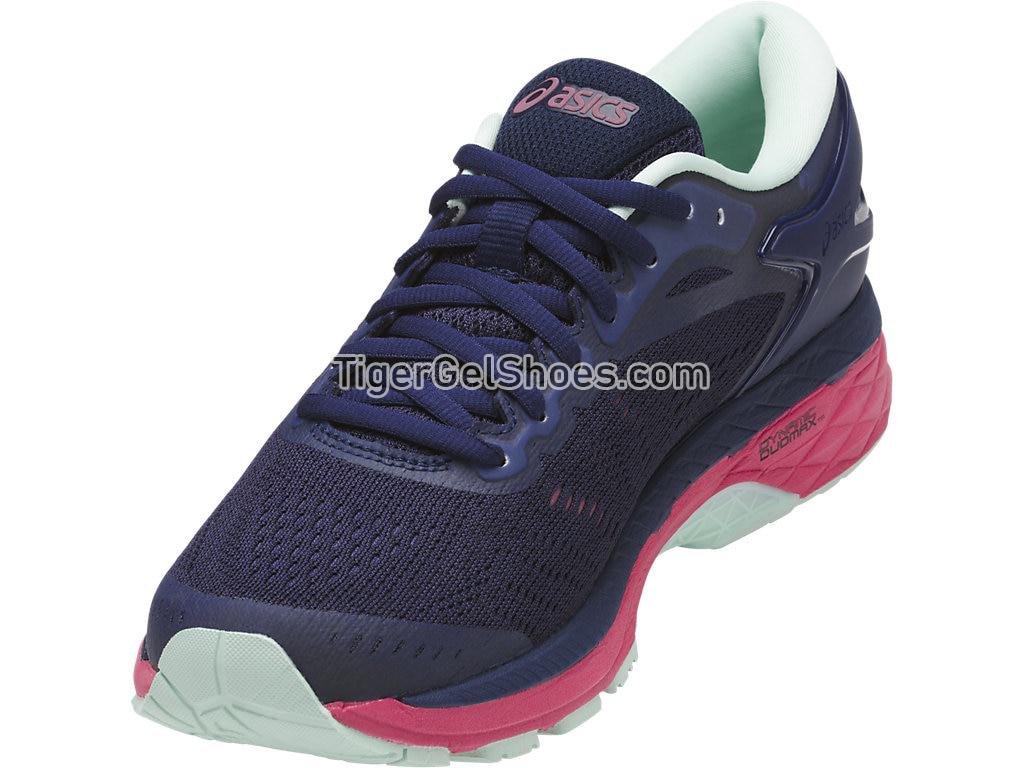 Asics GEL-Kayano 24 Lite-Show Indigo Blue/Black/Reflective T7A8N-4990 Womens Running Shoes