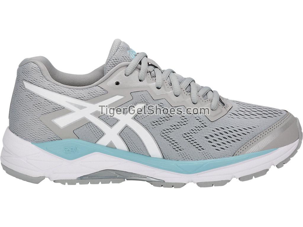Asics GEL-Fortitude 8 Mid Grey/White/Porcelain Blue T866N-9601 Womens Running Shoes