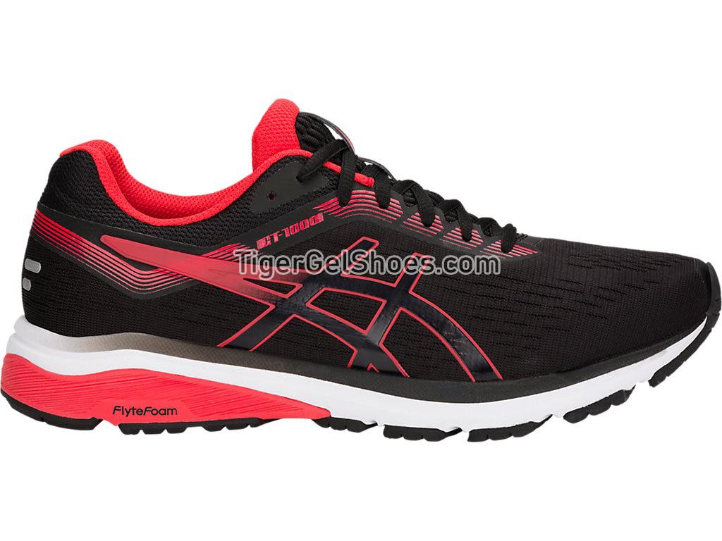 Asics GT-1000 7 Black/Red Alert 1011A042-002 Mens Running Shoes Asics GT-1000 7 Black/Red Alert 1011A042-002 Mens Running Shoes
