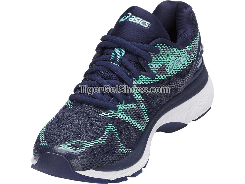 Asics GEL-Nimbus 20 (2A) Indigo Blue/Indigo Blue/Opal Green T853N-4949 Womens Running Shoes