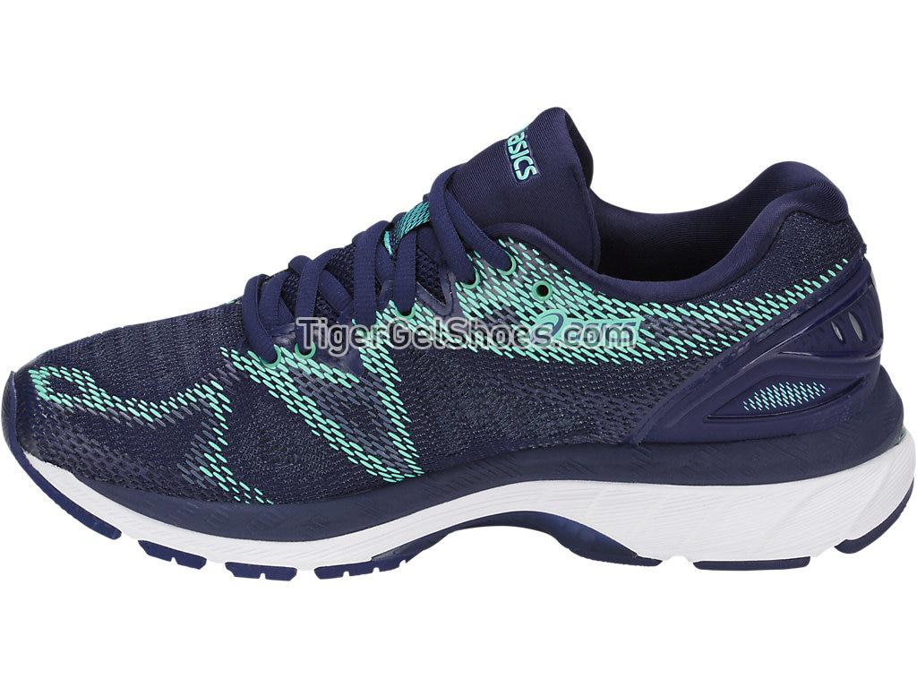 Asics GEL-Nimbus 20 (2A) Indigo Blue/Indigo Blue/Opal Green T853N-4949 Womens Running Shoes
